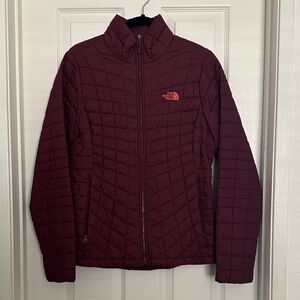 The North Face Quilted Jacket - Deep Wine